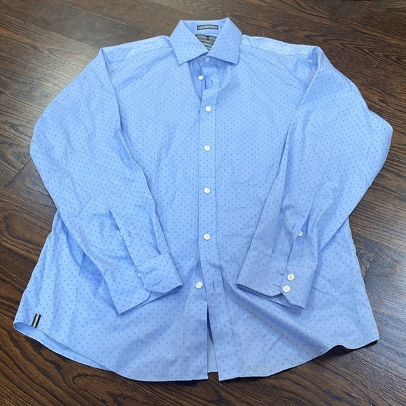 Other - Men's black and brown button down size 16 1/2–35 100% Egyptian cotton